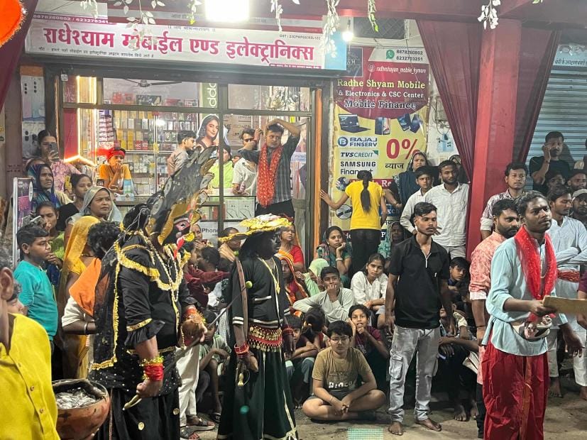 कैमोर में जवारे विसर्जन की धूम, गूंजे आदिशक्ति के जयकारे