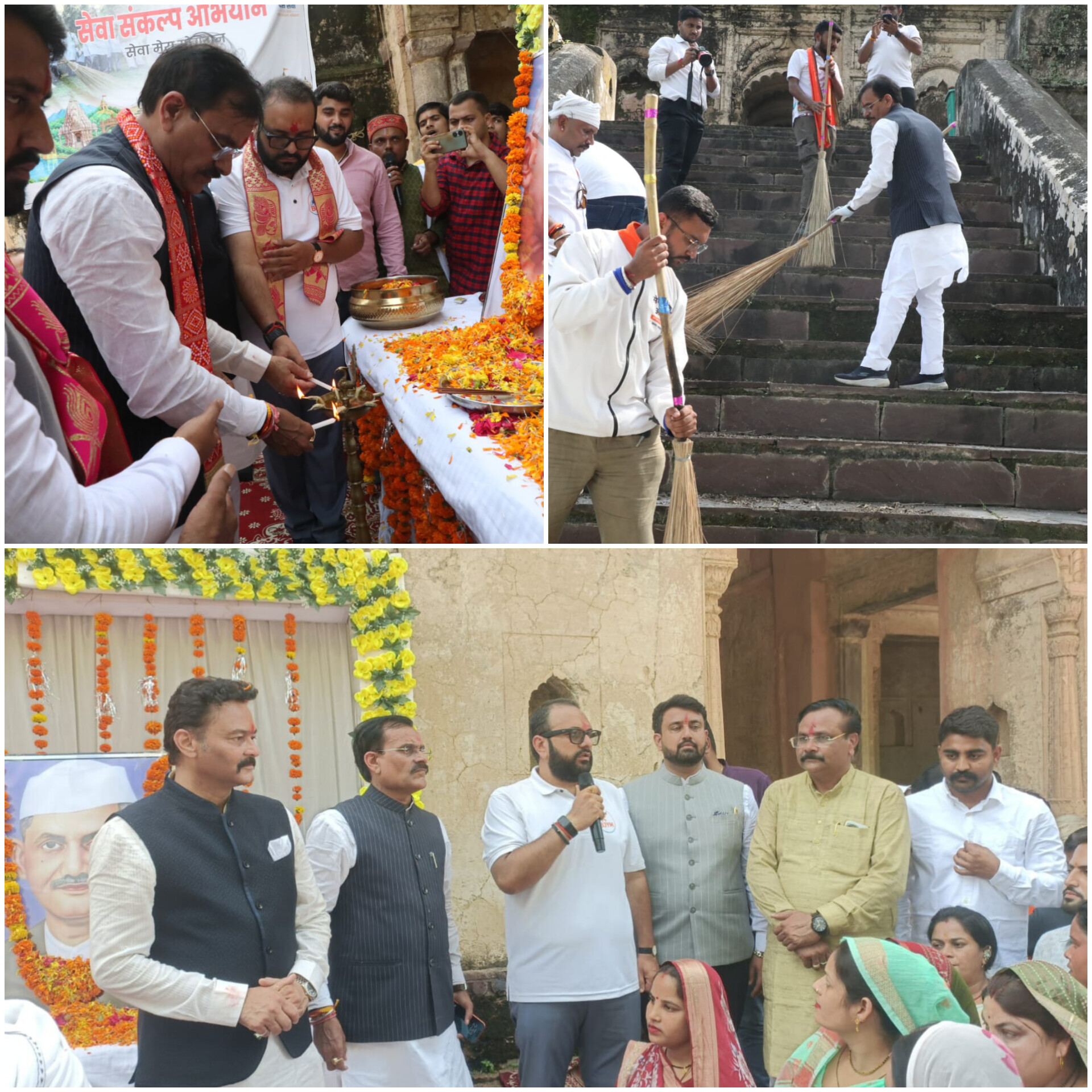 वड़नगर से वाराणसी जा रहे सेवा यात्रियों का विजयराघवगढ़-बड़वारा में जगह-जगह आत्मीय स्वागत, युवाओं से किया संवाद, सांसद वीडी शर्मा ने कहा कि युवा शक्ति के संकल्प से बाज़बूत होगी विकसित भारत की राह